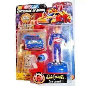 NASCAR Superstars of Racing DALE JARRETT Action Figure Collector Card 1977